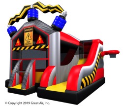 High Voltage combo bounce house 5n1