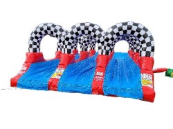 Triple Lane Surf and Slide