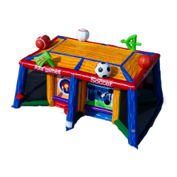 6-1 outdoor sports combo bounce house game